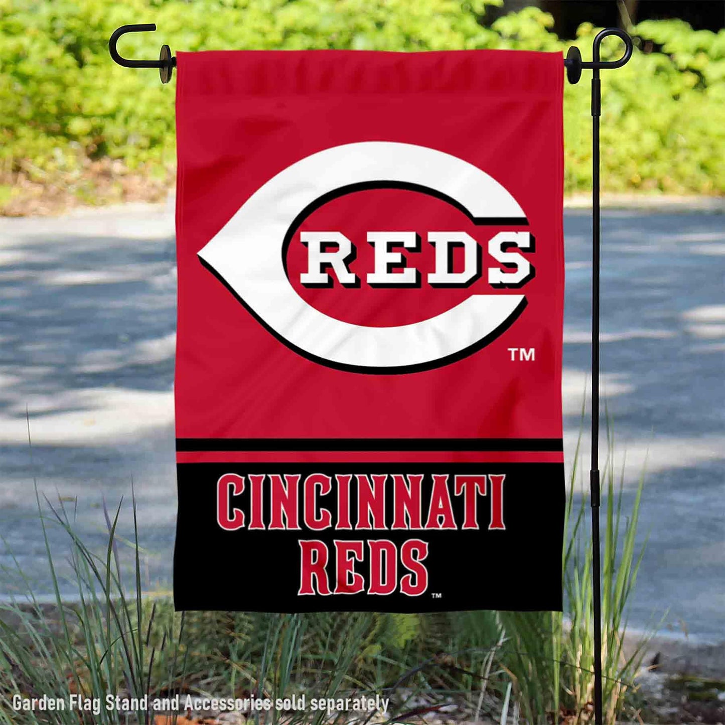 Cincinnati Reds Double Sided Garden Flag
