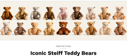 Steiff Jimmy Teddy Bear, Premium Teddy Bear Stuffed Animal, Plush Toy for Kids (Light Brown, 12")