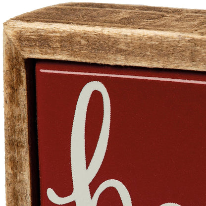 Primitives by Kathy "Believe" Christmas Mini Holiday Home Décor Sign, pair with other signs from our Christmas Mini Sign Collection