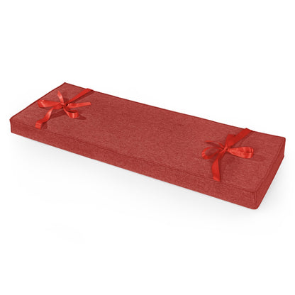 ROFIELTY Bench Cushion 30.5 inch, Durable Bench Cushions for Indoor Furniture, Non-Slip Window Seat Cushion Indoor, Personalized Custom Bench Cushion (Red, 30.5x11x2)