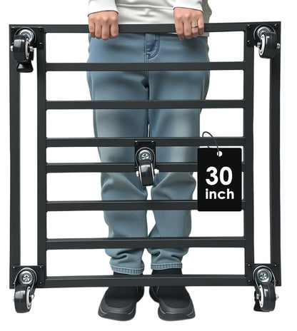 Hongsane 30" Plant Caddy with Wheels Heavy Duty,Extra Large Metal Rolling Plant Stand with 5 Caster 900 Lbs Load Capacity,Square Plant Dolly for Large Pots,Planter Rollers for Indoor Outdoor Use