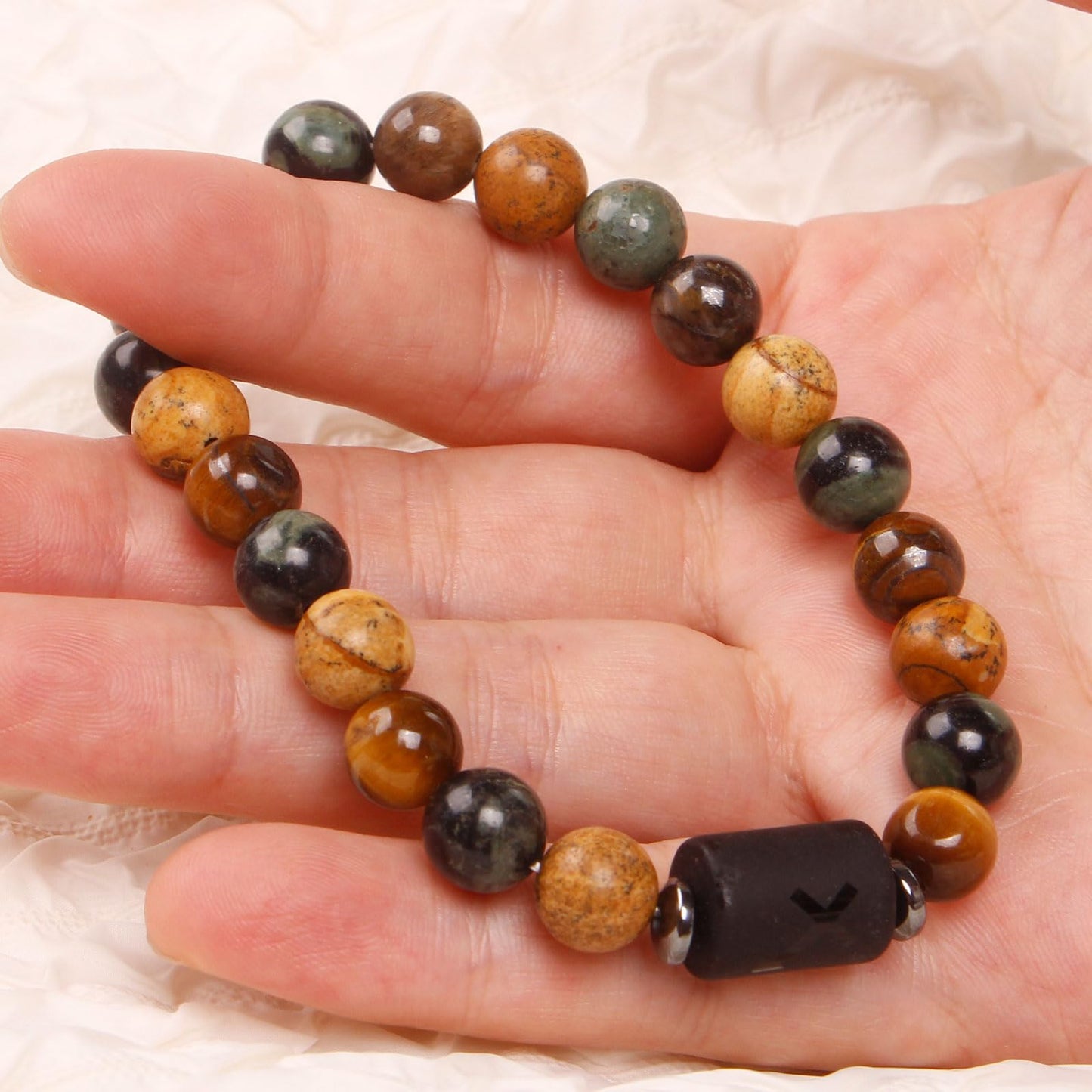 Zodiac Bracelet Scorpio Gifts for Women Men-8mm Natural Crystal Beaded Bracelets 12 Constellation Healing Stone Bracelet Mother's Day Valuntine's Day Christmas Birthday Gifts for Women