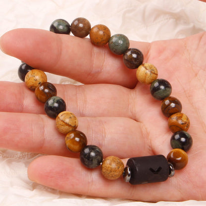 Zodiac Bracelet Scorpio Gifts for Women Men-8mm Natural Crystal Beaded Bracelets 12 Constellation Healing Stone Bracelet Mother's Day Valuntine's Day Christmas Birthday Gifts for Women