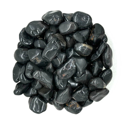 Pachamama Essentials Black Onyx Tumbled - Healing Stone - 20-25mm (1)