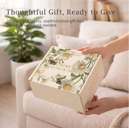 Scented Candles for Women - 24oz Aromatherapy Natural Soy Candles, Unique Floral Design, Relaxation Gifts for Mother’s Day, Birthday & Home Decor