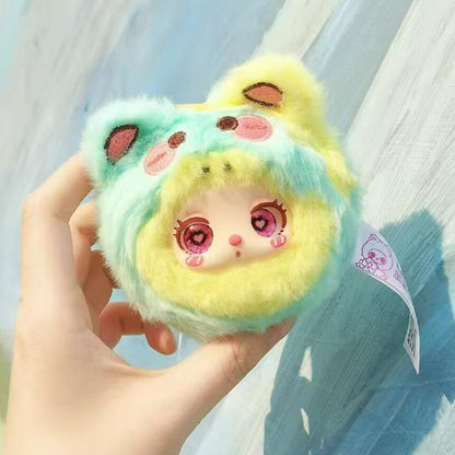 Meokro Mini Liila Garden Tea Party Series Vinyl Box Plush Doll, Figure Mystery Collectible Toys Bag Charm Pendant Birthday Gift, Random 1Pc