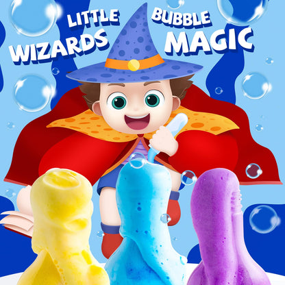 CLOUQUAR Kids Bath Bomb Potions, 6 Pack Non-Toxic Fizzy Bubble Bath Explosions, Colorful Burst Bath Potions for Kids, Scientific & Magical Bath Time Buddy, Fun & Educational Bubble Bath