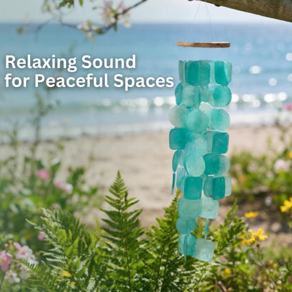 Solange & Frances Wind Chimes for Outside. Capiz Shell Wind Chime Outdoor Decor. Unique House Decor and Birthday Gifts for Women. Ideal Gifts for Women Who Have Everything