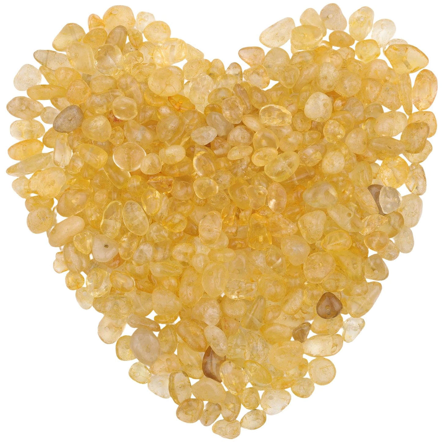 400pcs Natural Chip Stone Beads for Jewelry Making Citrine 5-8mm Irregular Gemstones Healing Crystal Loose Rocks Bead Hole Drilled for Ring Earrings Necklace Bracelet Making DIY Art Crafts