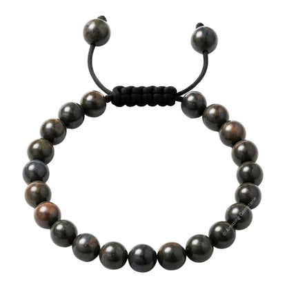 Amazing Gemstone Que Sera Stone Llanite Bracelet, Gifts For Men & Women - Protection Healing Crystal Bracelet - 8mm Gemstone Beaded Adjustable Bracelet, Pulseras Para Hombres Mujer Stocking Stuffers