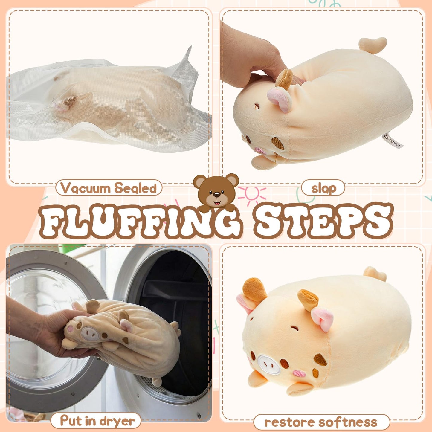 Leitee 18 Pcs Stuffed Animals Plush Bulk 8 Inch Cute Plushies Toys Plush Pillow for Boys Girls Birthday Gifts Box Toys for Classroom Prize Kids Party Favors Valentines Gifts in Bulk (Cute Animal)