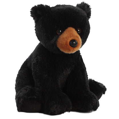 Aurora® Cuddly Black Bear Stuffed Animal - Cozy Comfort - Endless Snuggles - Black 14 Inches
