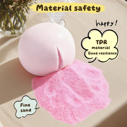 4 PCS Fidget Squishy Toys, Portable Squeeze Vacuum Stress Shapeable Ball Toys, Sensory Focus Toys for Girls Boys Kids Adults Festival Gift Classroom Prize Supplies Goodie Bag Stuffers (Machi)