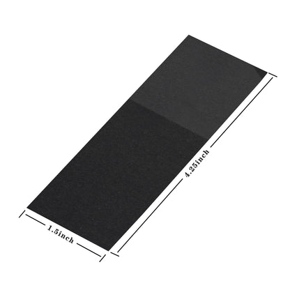 Germiwipe Napkin Bands,Paper Napkin Rings Self Adhesive,Silverware Wraps Band for Restaurant, Family Gathering, Outdoor, Wedding and Holidays (Black - 500pcs)