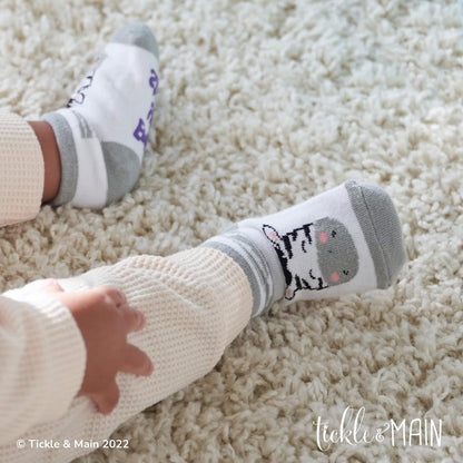 Tickle & Main Noah's Ark Baptism Gifts for Boys Book & Sock Set - 0-12 Months, 4-Piece - Baptism Essentials & Storybook Combo