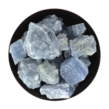 Justinstones 1/2LB Large Raw Celestite Natural Crystal Healing Stones Rock Collection