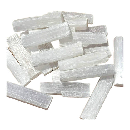 Sawcart 1 Lb Selenite Bulk Rough Raw Natural Crystal Stone Rock for Cabbing Tumbling Lapidary Polishing Wire Wrapping Wicca Reiki Healing Mediation Chakra Balancing Fountain Decoration