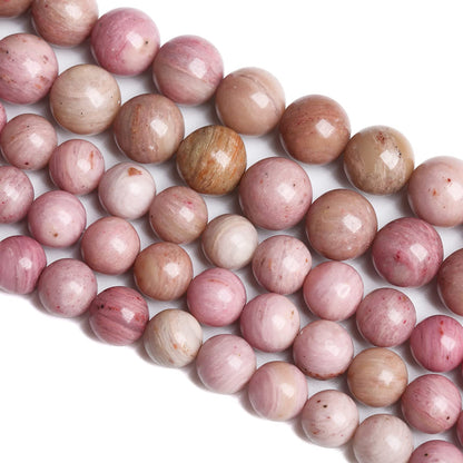 4MM 86PCS Natural Stone Red Rhodochrosite Gemstone Crystal Beads for Jewelry Making DIY Bracelet Necklace Semi Precious Beads