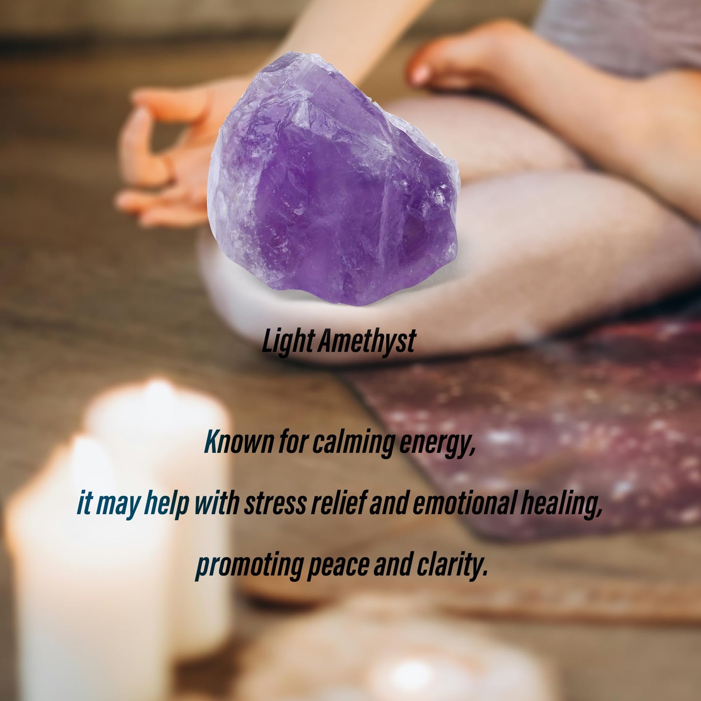 XIANNVXI Light Amethyst 1.8-2.2" Large Raw Crystals and Healing Stones Natural Rough Crystal Rocks Tumbling Cabbing Polishing Fountain Rocks 1PCS