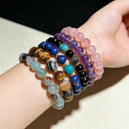 DIQIO Jade Stone Beads for Jewelry Making - 6mm Gemstone Round Loose Beads for Bracelets(58-60pcs, Green Alashan Jade)