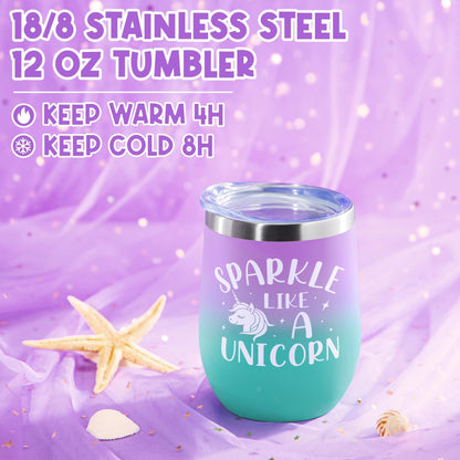 Easter Gifts for Girls, Unicorn Birthday Gifts Basket for Girls Age 3 4 5 6 7 8 9 10 Years Old, Girl Toy Age 6-8, Teen Girl Gift Trendy Stuff for Toddler 8-12, Easter Eggs Stuffers for Daughter Niece