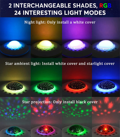 FamiSym White Noise Machine for Kids, Sound Machine Baby with 7 Starry Ambient Night Light, 28 Soothing Sounds Sleep Noise Machine Maker Ideal Gifts for Kids Adults Bedside Travel Nursery