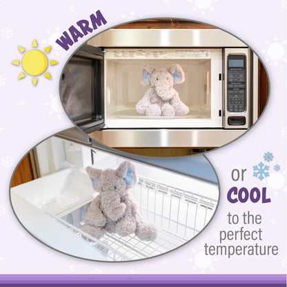 Jumbo - Dog - Microwavable & Weighted Plush Stuffed Animal - Heated Plushie for Warmth - Cute, Soft, Cozy Toy for Adults & Children (Boys, Girls, & Toddlers) by Warm Pals