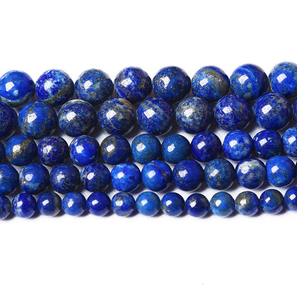 AAA+ Natural Lapis Lazuli Gemstone Beads 6mm 60PCS Round Loose Stone Beads for Jewelry Making DIY Bracelets Necklace Earrings