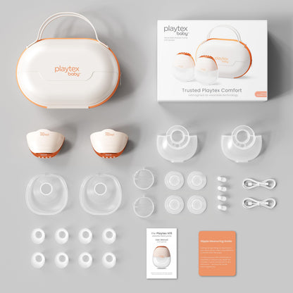 Playtex Baby Electric Breast Pump (H15 Wearable Model), Hands-Free in-Bra Pump, 3 Modes, 12 Levels, Quiet Operation, 180ml Capacity