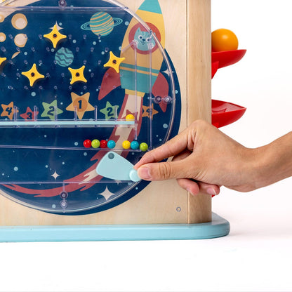 Hape Explore and Learn Magic Cube | Piano Keyboard and Drum Set Musical Toy and Instrument, for Toddlers Ages 12M+