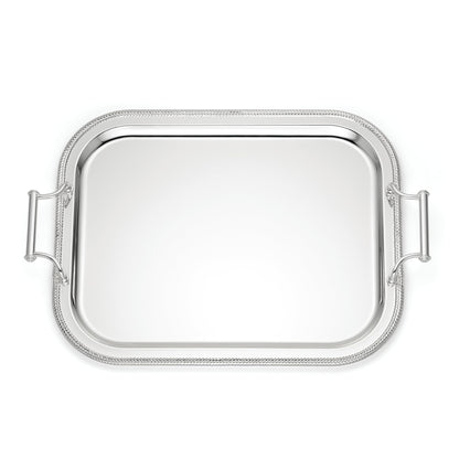 Reed And Barton 896102 Rectangle Silverplate Tray With Handles