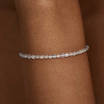 Treasure Bender Anxiety Relief Bracelets for Women - Crystals and Healing Stones Kalm Bracelet Menopause, Anxiety Relief Items Bracelet Jewelry Valentines Gifts for Women Men (Moonstone)