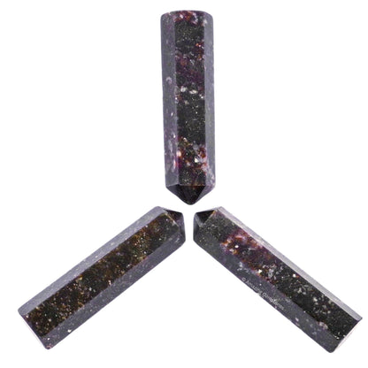 Amazing Gemstone Garnet Crystal Points Bulk Healing Crystals - Pack of 3 Single Terminated Healing Wand Point Bulk Crystals for Crafts, Crystal Grid, DIY Work - Premium Crystals for Beginners Gifts