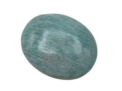 Amazing Gemstone Amazonite Crystals and Healing Stones - Large Palm Stone Crystals Piedra - Crystal for Good Luck, Balanced Positive Energy, Meditation - Unique Stocking Stuffers, Gifts for Women, Men
