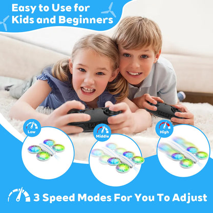 FORESTDREAM Kids Mini Drone Toy with Lights, Easy Fly RC Quadcopter for Beginners, 3D Flips, Altitude Hold, Headless Mode, Safe Propeller Guard, Gift for Boys and Girls (White)