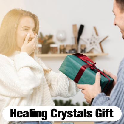 24 PCS Crystals and Healing Stones - Healing Crystal Chips for Witchcraft Supplies Witch Stuff Witch Gift for Beginners Reiki Crafts for Energy Balancing Meditation Therapy