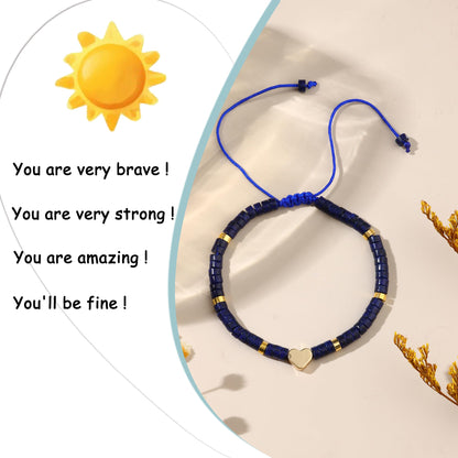 Svovin Inspirational Gifts Bracelets for Women, Healing Natural Stone Bracelets (Lapis Lazuli)