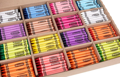 Crayola Bulk Crayon Classpack - 800ct (16 Colors), Bulk Teacher Supplies & Classroom Essentials for School, Arts & Crafts Crayons for Kids, Ages 3, 4, 5