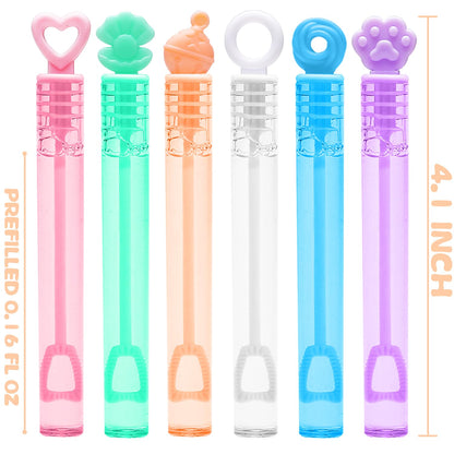 Kids Bubble Party Favors, 300 Pack Mini Bubbles Bulk with Gift Box, Pastel Bubble Wand Sticks for Party Toys, Birthday Supplies, Wedding Decorations, Carnival Prizes, Goody Bag Fillers Stuffers