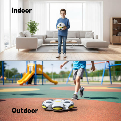 Vmeoap Magic Ball - Ultimate Soccer Fan Gift 2026-2-in-1 LED Shape-Shifting Ball & UFO Disc, Soccer Season Gameday Toy for Viewing Parties, Outdoor Football Fun for Kids Boys Girls