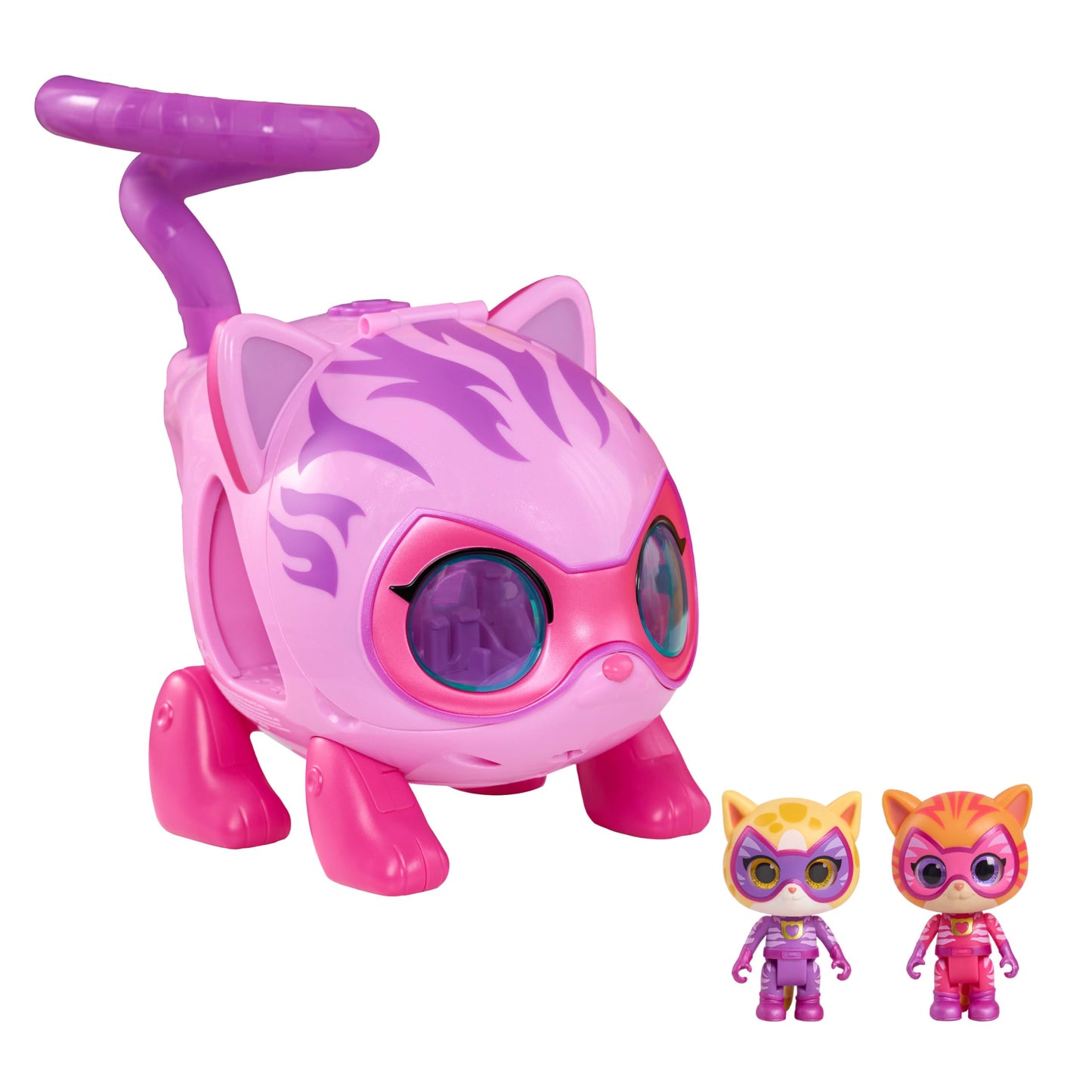 Disney Jr. SuperKitties Su-Purr Wild Kitty Copter with Lights and Sounds, 3 Pieces, Poseable Figures, Toy for Fans, Girls, Kids, Ages 3 and Up by Just Play, Kids Toys for Ages 3 Up by Just Play