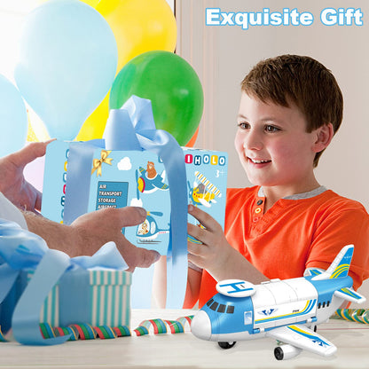 Airplane Toy, Airplane Toys for 3 Years Old, Airplane for Toddlers, Toys for 3+ Year Old Boys, Toy Airplane for Boys Age 4-7, 3+ 4 5, Aeroplane Toy, Plane Toy for Birthday, Chritmas Gift