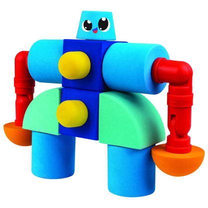 Blockaroo Magnetic Foam Building Blocks - 35-Piece Castle, Bath Toys for Toddlers, Preschool Toys, Bathtub Toys, Sensory Toys, Blocks for Toddlers 3-5, Engineering Toys for Kids 3-5, Bath Blocks
