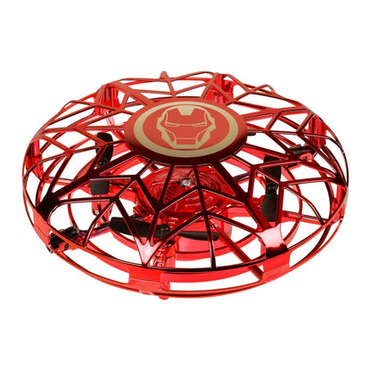 World Tech Toys Marvel Iron Man Flying Toy – Motion Sensing UFO Toy with USB Charging – Marvel Licensed – Indoor/Outdoor Drone for Kids Ages 6+