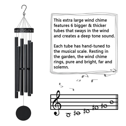 60" Extra Large Wind Chimes for Outside Deep Tone, Sympathy Gifts Memorial Wind Chimes Outdoor Clearance, Church Chime for Garden,Yard,Patio & Lawn