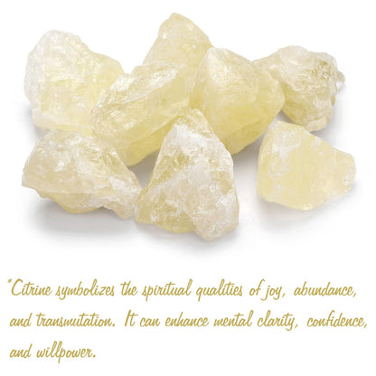 GolbalJew Citrine Natural Raw Crystals 2PCS Healing Crystal Stones 1.2-2.0” Reiki Healing Gemstones for Meditation Chakra Balance Home Decor