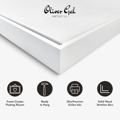 The Oliver Gal Artist Co. Typography and Quotes Framed Wall Art Canvas Prints