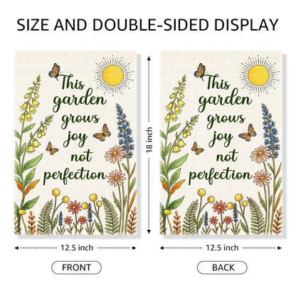 Gkodw Garden Flag, Funny Welcome Yard Flag for Outside, Religious Garden Gifts, Christian Yard Sign Home Décor, Christian Bible Musical Notes Flag (Beige2)