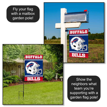 Buffalo Bills Helmet Double Sided Garden Banner Flag