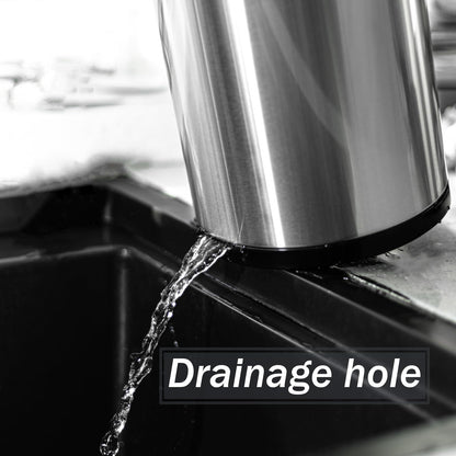 Haiyouneer Kitchen Utensil Holder for Countertop 360° Rotating Utensil Caddy Extra Large Utensil Crock Cooking Utensil Holder for Kitchen Counter